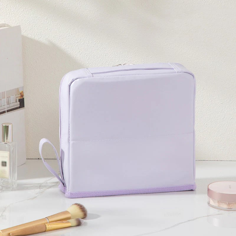 🔥Stylish Handheld Partitioned Cosmetic Bag