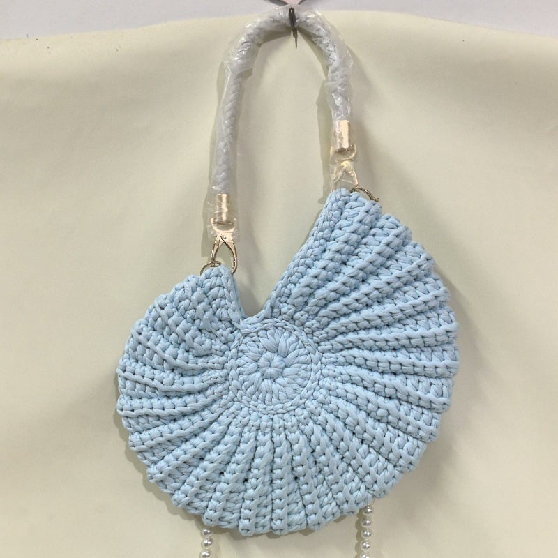 🔥Bohemia Crochet Handwoven Seashell Bag