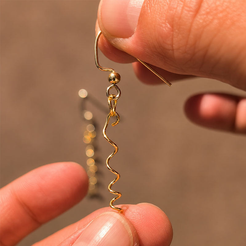 Spiral Ikebana Earrings