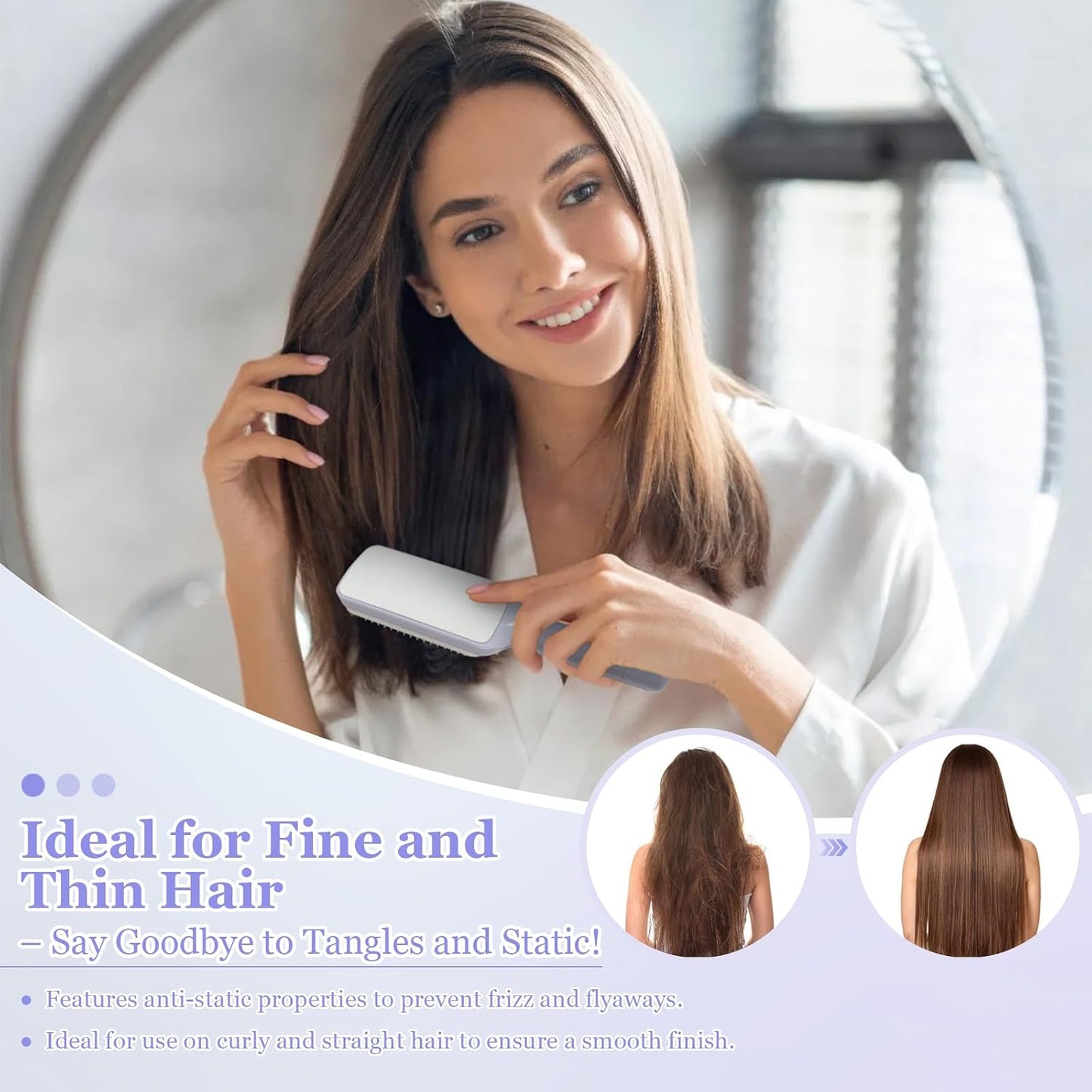 Self Cleaning Hair Brush