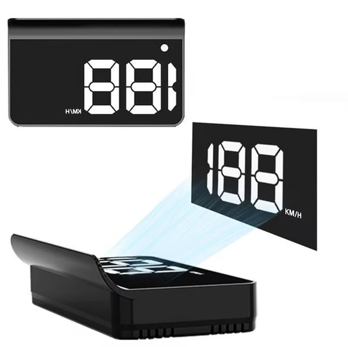 ๐๐ Head-Up Display Car GPS Digital Speedometer โ HUD for Cars, Trucks & Motorcycles