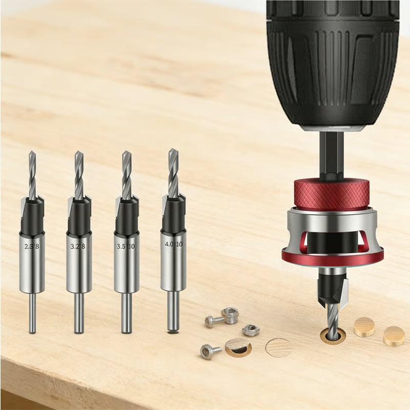 Two-Flute Counterbore with Depth Stop