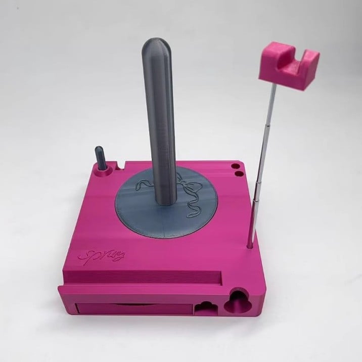 🔥Spinning Yarn Holder with Tool Storage
