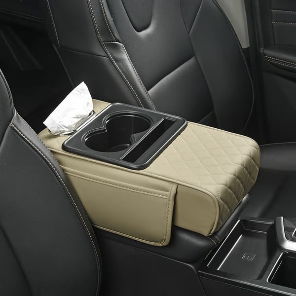 ⏰Final 3 Hours: Only $33.99🎉Multifunctional PU Leather Car Armrest Box Mat