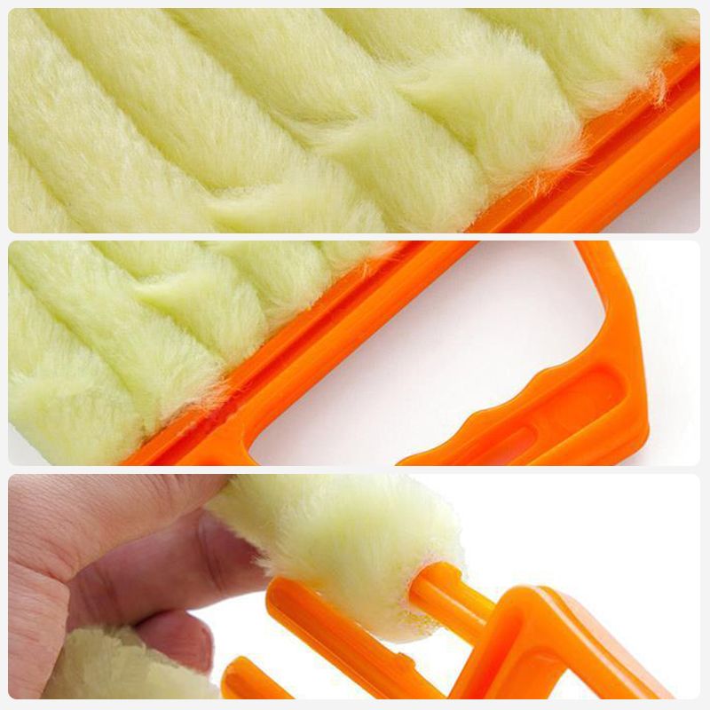 📢📢50% OFF !!⏰7-finger Blind Window Cleaning Brush,Dust-Repelling Fibers. Fast & Easy Blind Maintenance! ⚡✅🥇