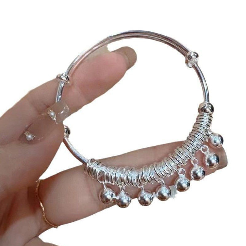 📢📢30% OFF !! ⏰Push-Pull Adjustable Bell Bangle