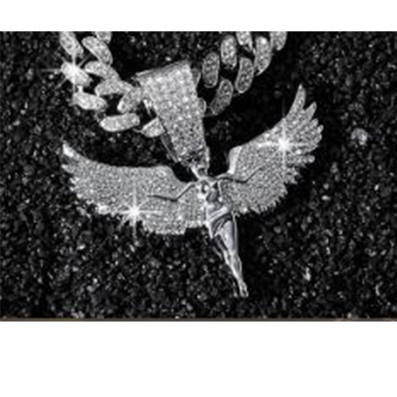 📢📢50% OFF !! ⏰Men's Sprakling Rhinestone Pendant Necklace