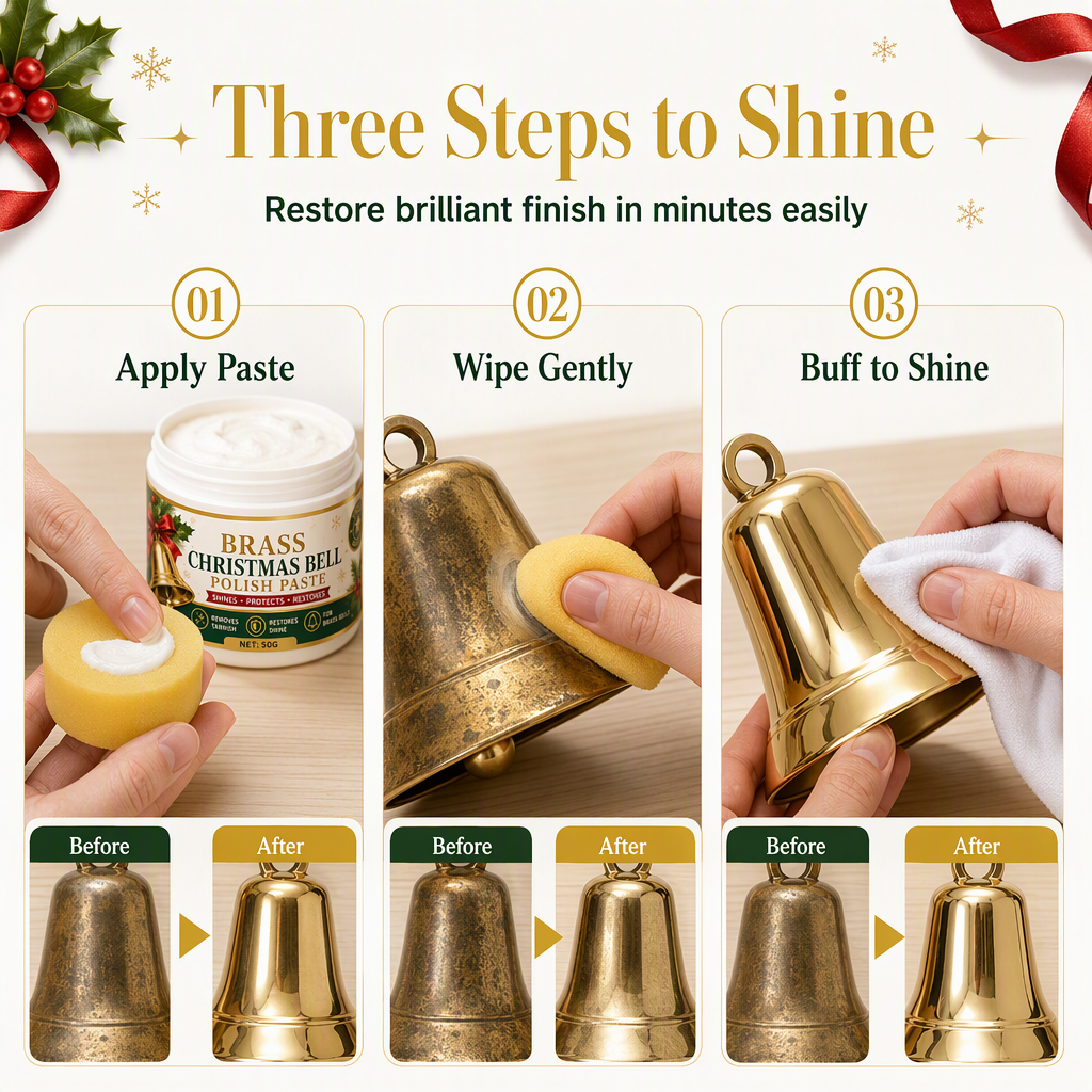 🔥 Brass Bell and Copper Polish Cream for Tarnish and Oxidation Removal