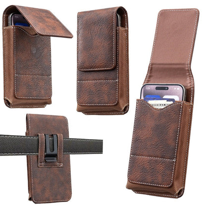 ⚡Big Discount | Waist Belt Cell Phone Pouch 📱 Multi-Pocket Leather Card Holder