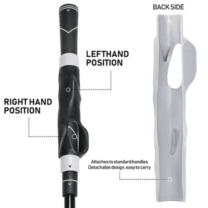 💥 Golf Grip Trainer - Golf Swing Aid Club Attachment for Correct Hand Placement