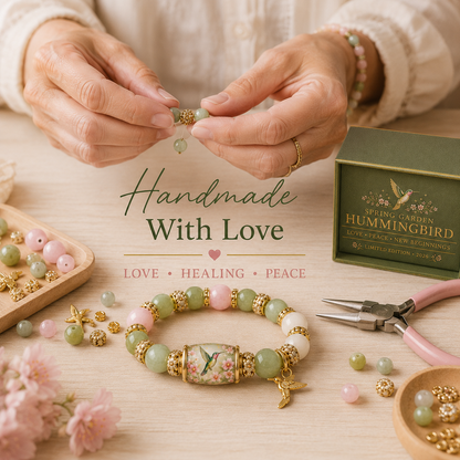 🌿 Love, Peace & Spring Blessings 💖 | 2026 Limited Edition Bracelet - Only 8 Left