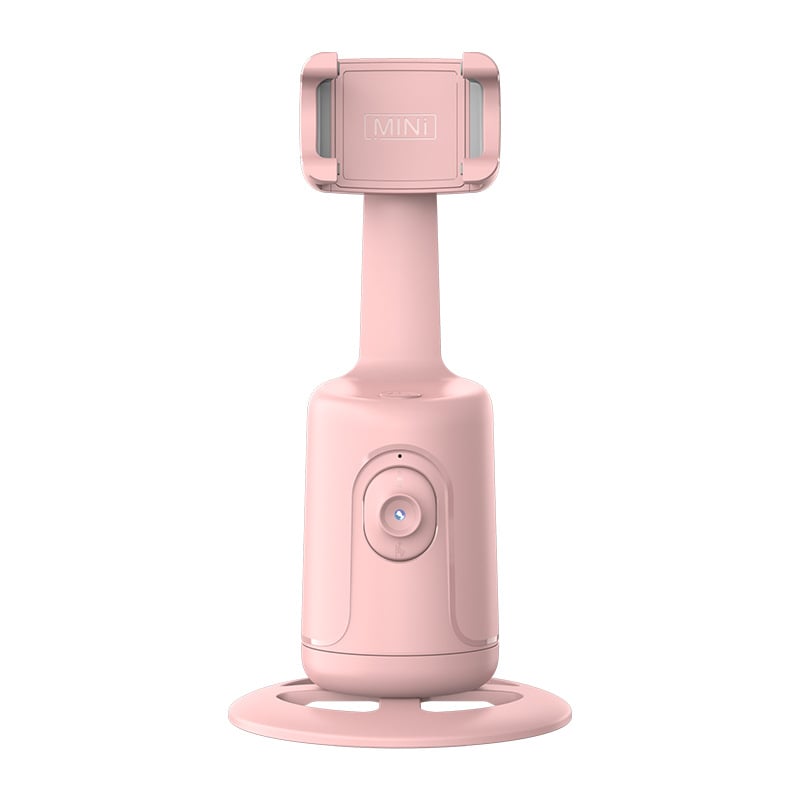 Smart Auto Face Tracking Phone Holder – Hands-Free 360° Rotation, No App Required for Video & Live Streaming