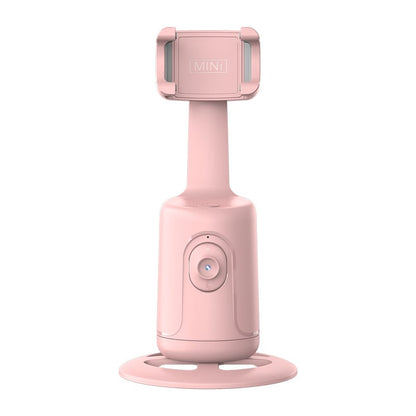 Smart Auto Face Tracking Phone Holder – Hands-Free 360° Rotation, No App Required for Video & Live Streaming