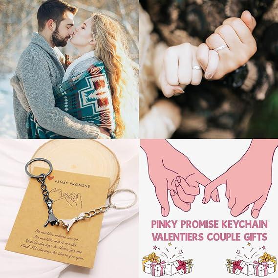 🎁💖Valentines Day Gifts💖 Pinky Promise Gift Matching Couple Gifts