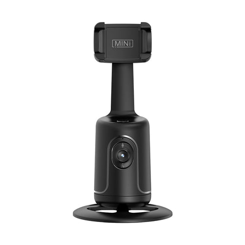 Smart Auto Face Tracking Phone Holder – Hands-Free 360° Rotation, No App Required for Video & Live Streaming