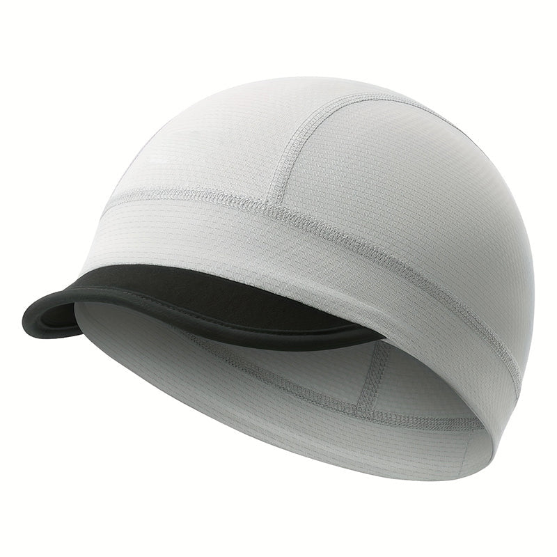Quick-Dry Breathable Skull Cap – Cycling Helmet Liner with Sun Visor