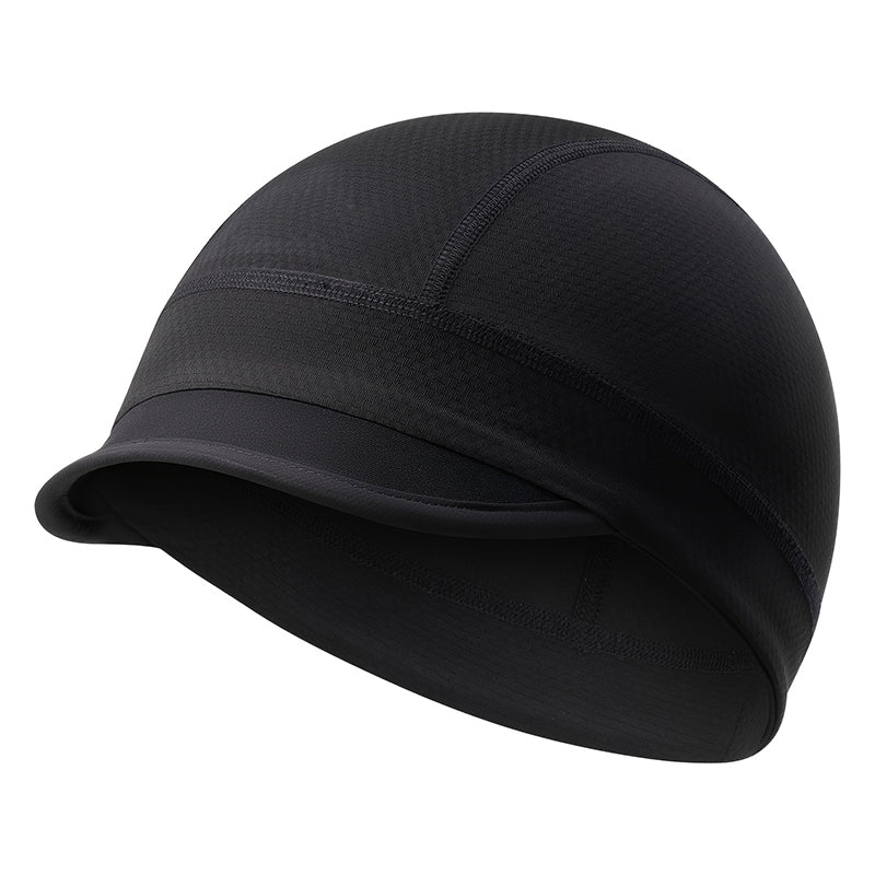 Quick-Dry Breathable Skull Cap – Cycling Helmet Liner with Sun Visor