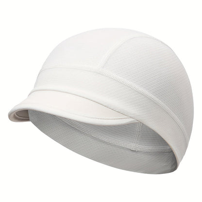 Quick-Dry Breathable Skull Cap – Cycling Helmet Liner with Sun Visor