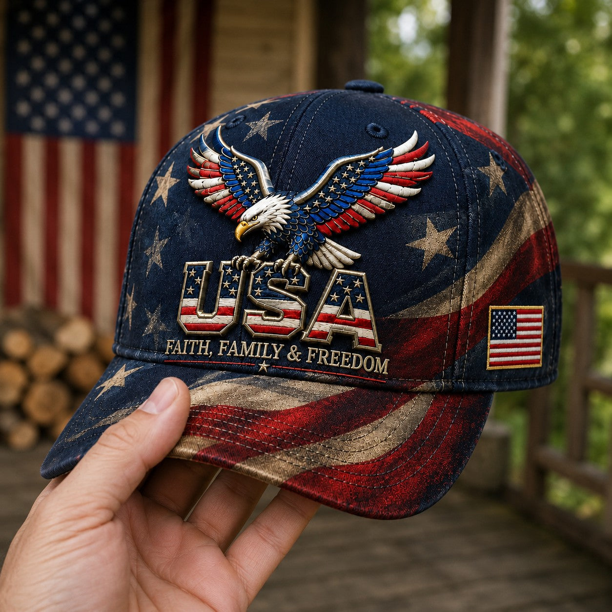 USA Faith, Family & Freedom Cap