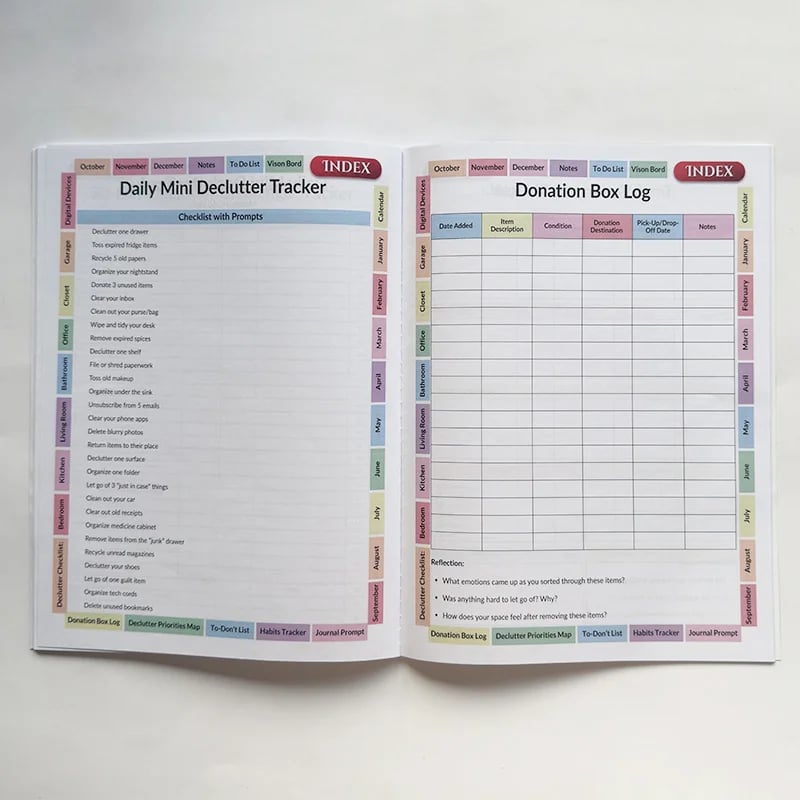 🔥LAST DAY 50% OFF - ✍️2026 Declutter Journal Workbook