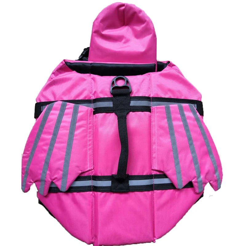 🥳2026 HOT SALE🐕👼 Reflective Angel Wing Dog Life Jacket – High‐buoyancy, quick‐rescue handle & breathable mesh. Reflective strips for evening swims🌊