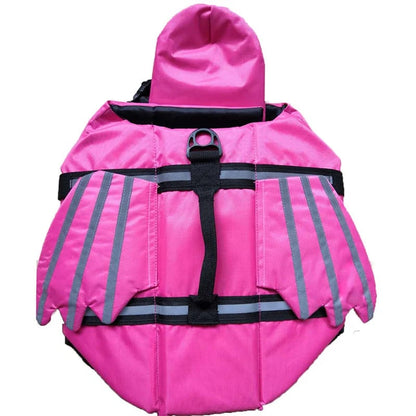 🥳2026 HOT SALE🐕👼 Reflective Angel Wing Dog Life Jacket – High‐buoyancy, quick‐rescue handle & breathable mesh. Reflective strips for evening swims🌊