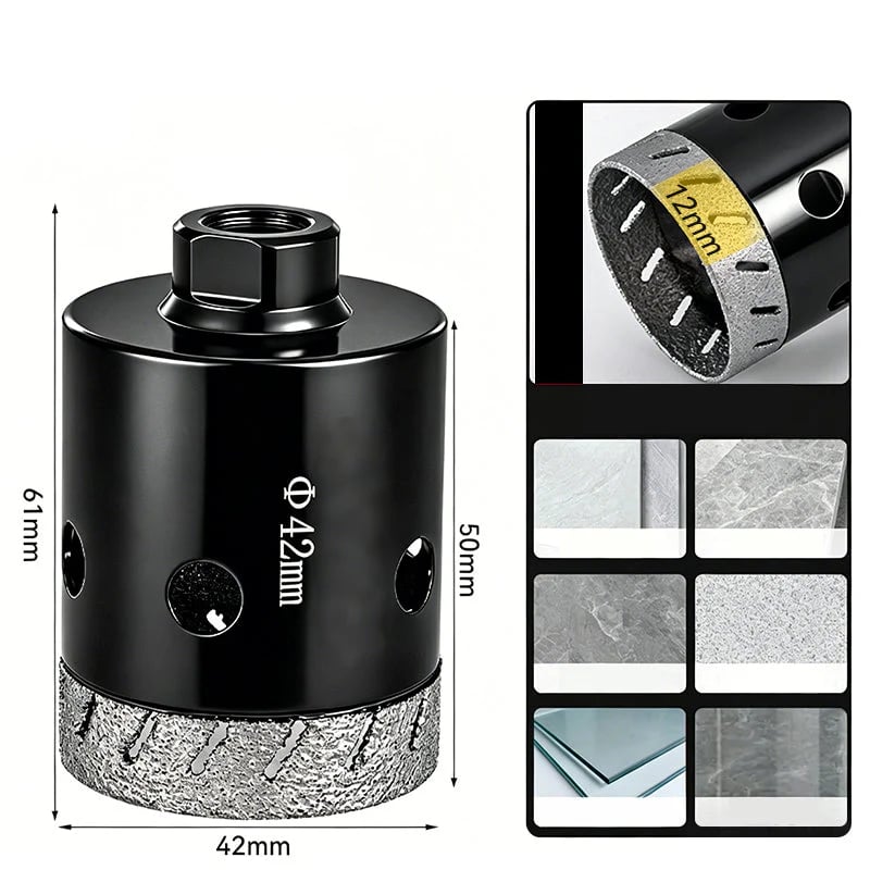 Ultra-Thin Diamond Hole Saw for Angle Grinder