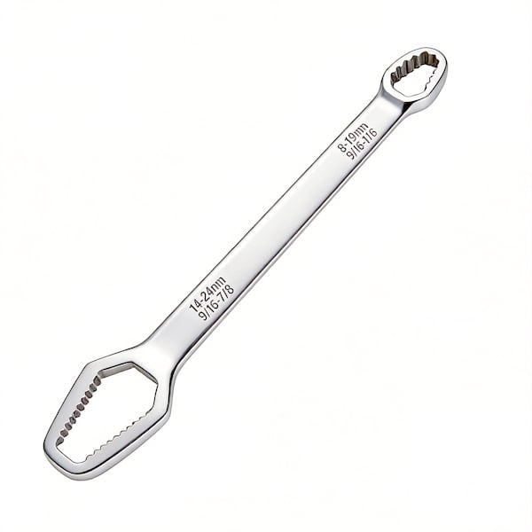 🔧Double-Ended Torx Wrench, Universal Automotive Torx Wrench 8-24mm Self-Tightening🔧（2 pcs)