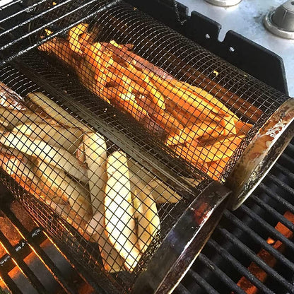 🔥Rolling Grilling Basket🍖