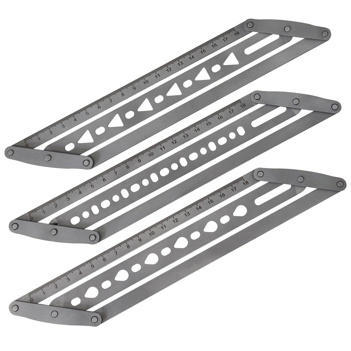 🎖️Adjustable Leather Belt Hole Punch | Stainless Steel Ruler Tool for Belts & Straps