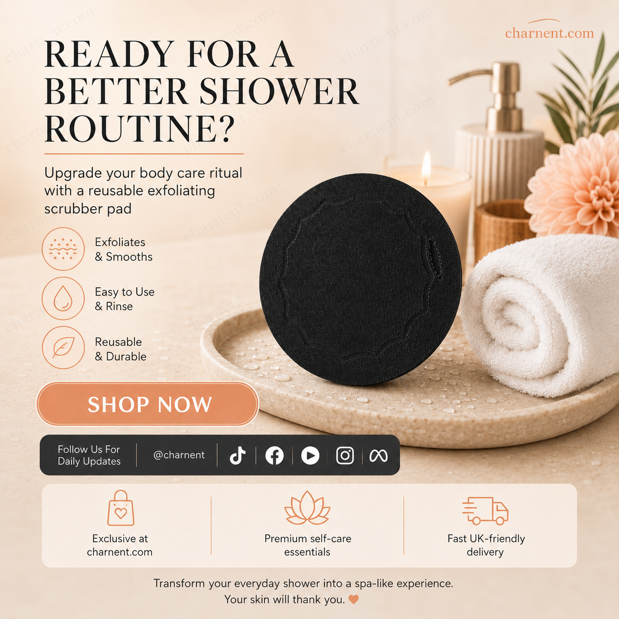 🥳2026 HOT SALE🥳💞50K+ SOLD!🌸🧖‍♀️ Scrub Bath Pads – Gently exfoliate, unclog pores, reveal brighter skin. Durable rubber, easy to rinse. A little scrub goes a long way! ✨🛀