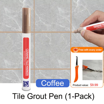 🔥Anti-mould and waterproof joint pen for ceramic tiles