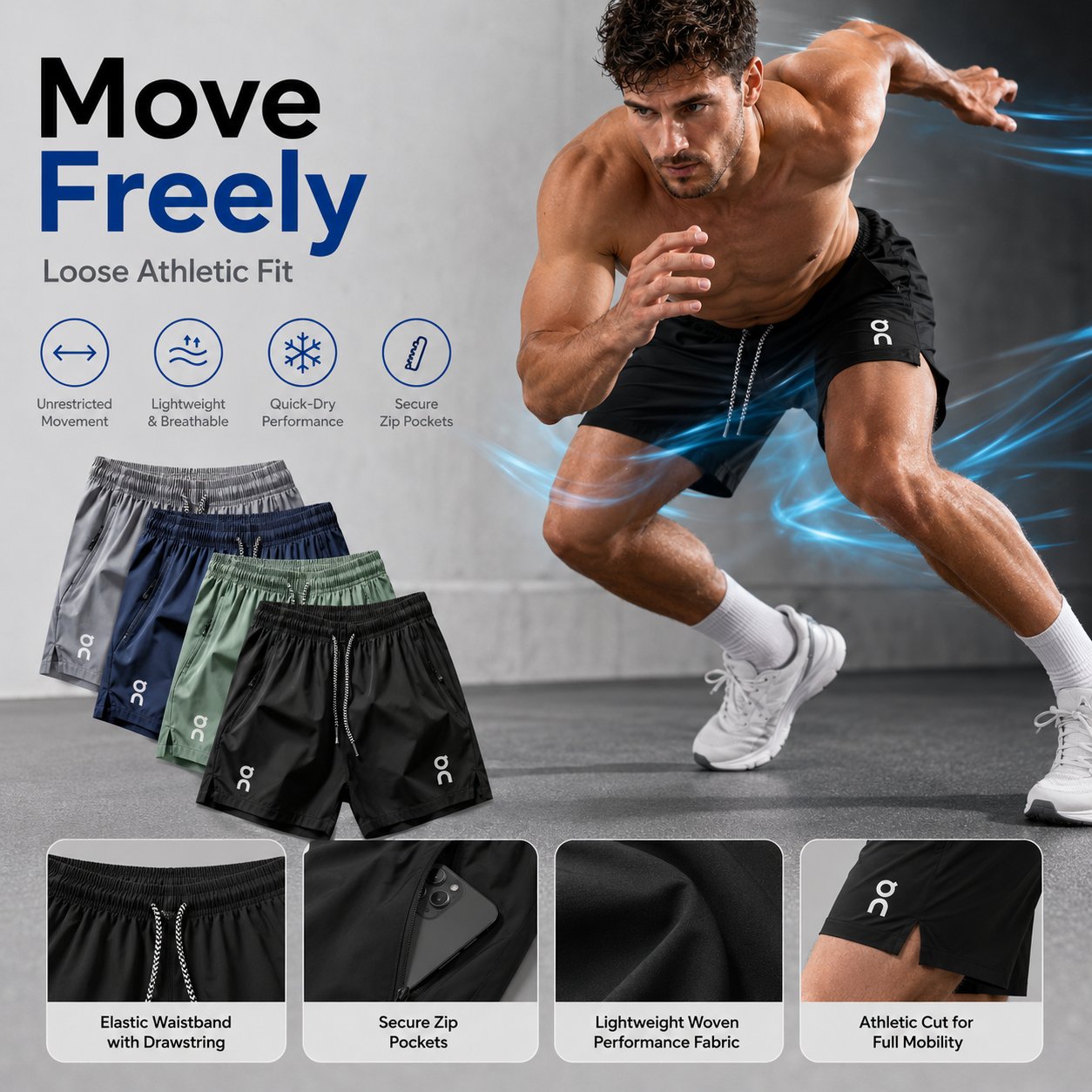 ⚡Free VIP Shipping | Lightweight Cooling Gym Shorts