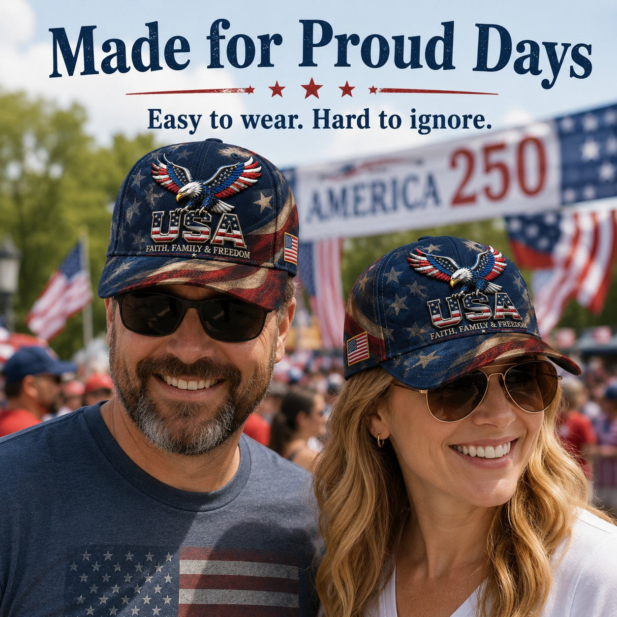 USA Faith, Family & Freedom Cap