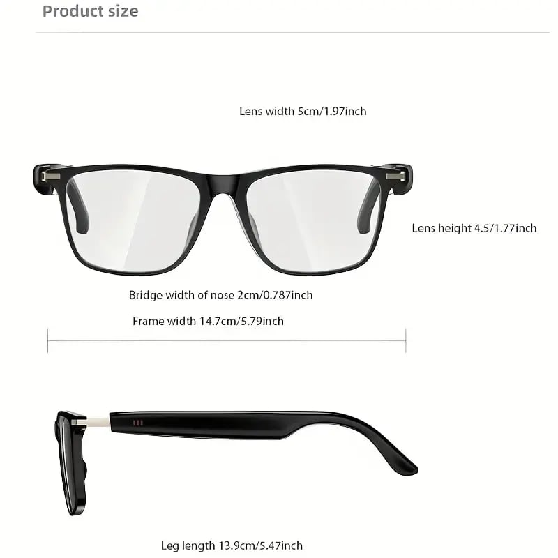 AI Interpretation Smart Glasses, with 33 Languages, Chat GPT,Audio Glasses for Men And Women