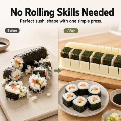 🍣  Sushi Maker Mold – Perfect Homemade Rolls Made Easy