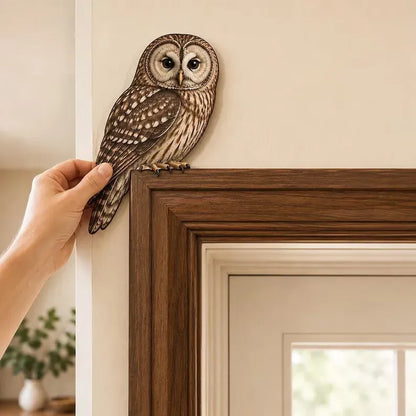 Wooden Owl Door Topper