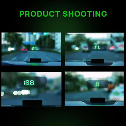 🏆🚗 Head-Up Display Car GPS Digital Speedometer – HUD for Cars, Trucks & Motorcycles