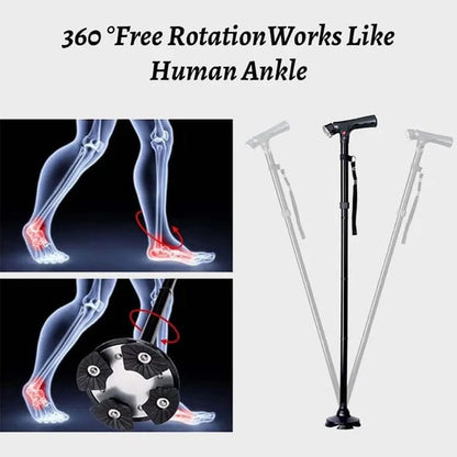 🦯 50% OFF NOW! ⏰ Multifunctional Folding Elderly Cane – Lightweight & sturdy – Adjustable height, ergonomic grip – perfect for mobility support at home or travel 🌿✨