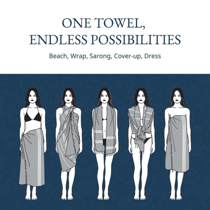 🌊Beach Towel 39"x71" – Quick-Dry, Sand-Free, Breathable 🏖️Travel & Pool Ready ☀️