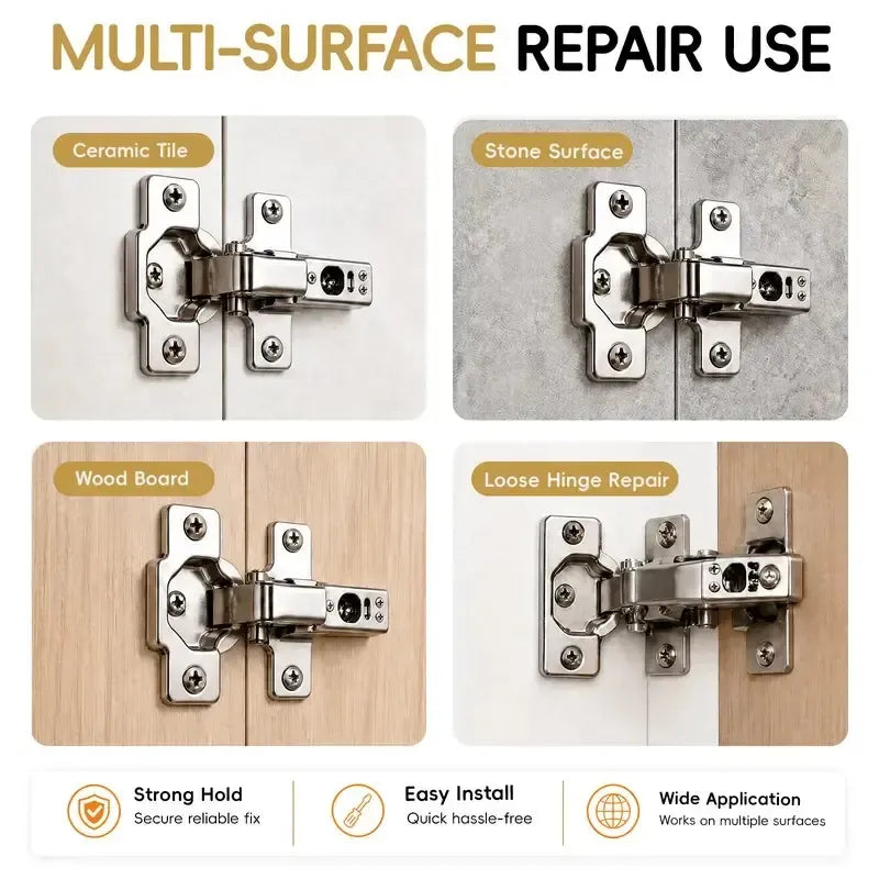 🛠️🔩Self Drilling Drywall Anchors with Screws Kit🪨 Easy Install Wall Fixing Accessories