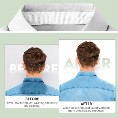 🔥2 Rolls Invisible Sweat Pads & Collar Protectors for Shirts – Unisex Sweat Guard