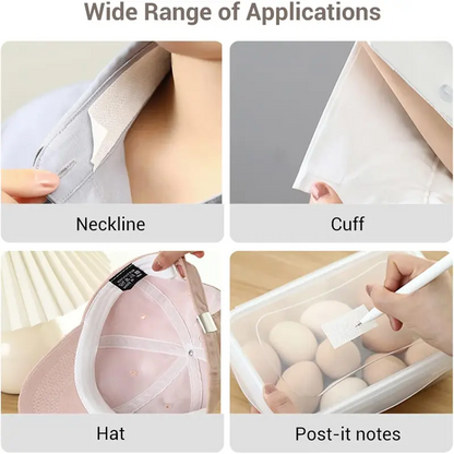 🔥2 Rolls Invisible Sweat Pads & Collar Protectors for Shirts – Unisex Sweat Guard