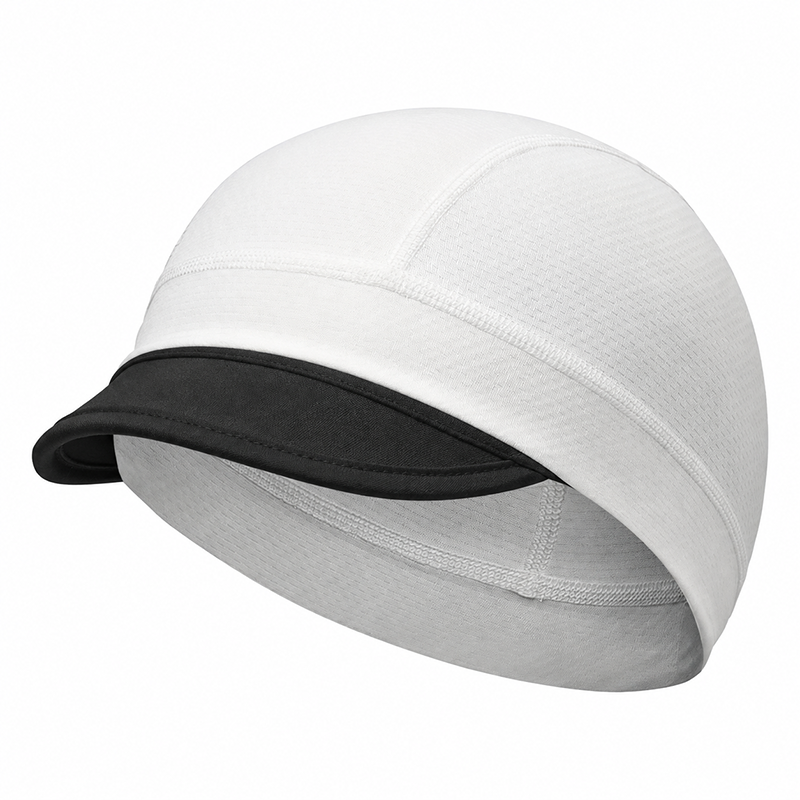 Quick-Dry Breathable Skull Cap – Cycling Helmet Liner with Sun Visor