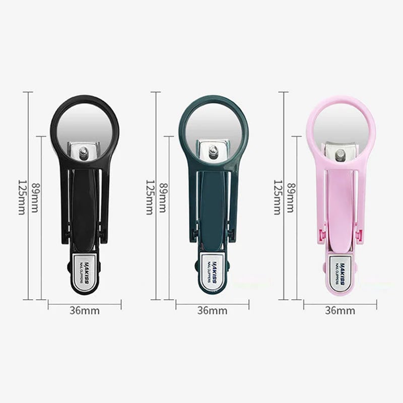 🔥Splash-Proof Nail Clipper with Magnifying Glass