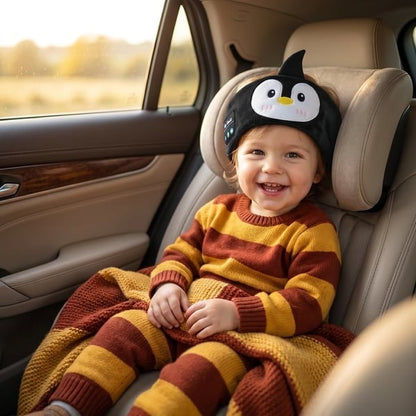 🏆🎧 Kids’ Animal Bluetooth Sleep Headband Headphones