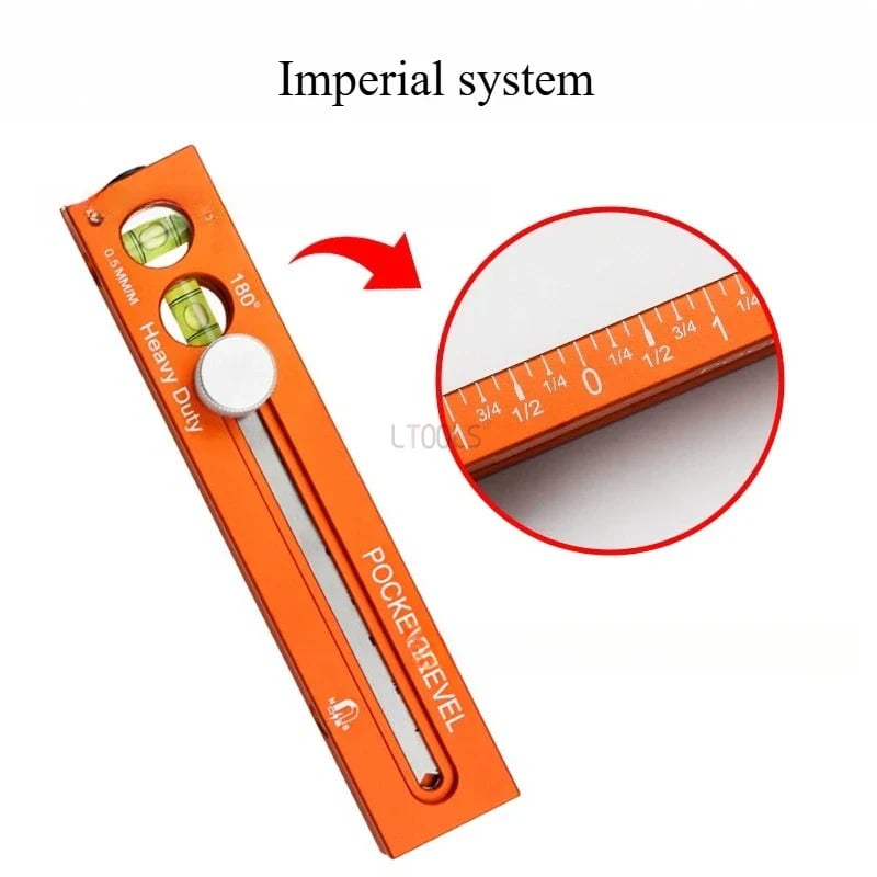 🛠️Multifunctional Marking Level Ruler