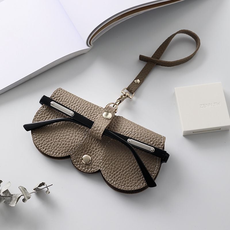 ✨Soft PU Leather Sunglasses Bag👓️