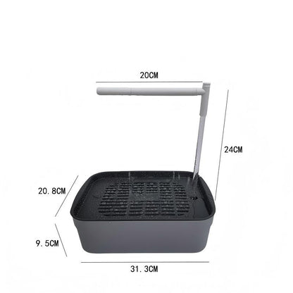 🦜💦Automatic ABS Bird Bath Shower, Parrot Bathtub with Circulating Faucet for Pet Bird