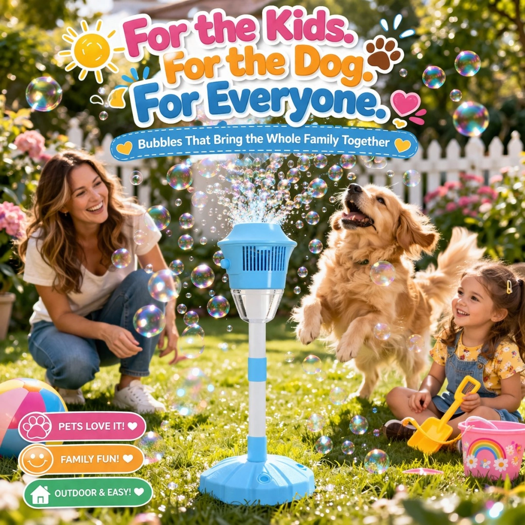 BUY 2 FREE SHIPPING🔥🔥Automatic Bubble Machine for Kids – Bubble Maker with Lights